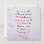 Orchid Invitation Kaart (Achterkant)