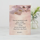 Orchid Invitation Kaart (Staand voorkant)