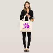 Orchid Isle Beach Bag Grote Tote Bag (Voorkant (model))