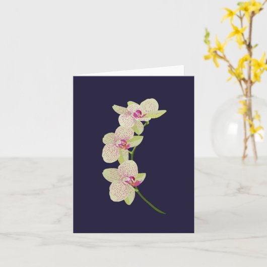 Orchid Kaart (Gele Bloem)