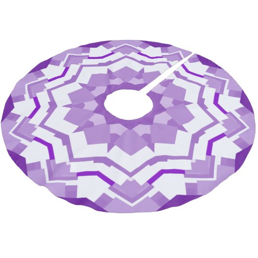 Orchid Kaleidoscope Kerstboom Rok (Gekanteld)