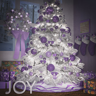 Orchid Kaleidoscope Kerstboom Rok