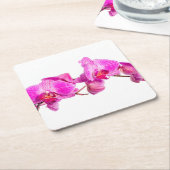 Orchid Kartonnen Onderzetters (Schuin)