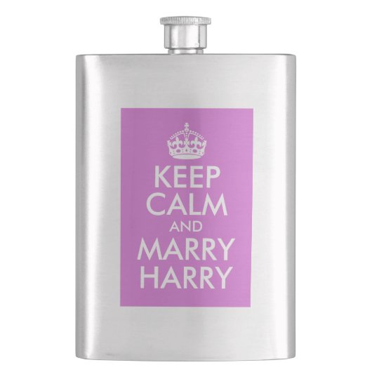Orchid Keep Calm en Marry Harry Heupfles (Voorkant)
