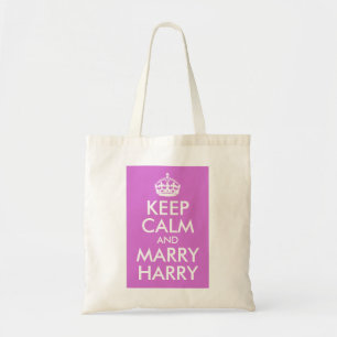 Orchid Keep Calm en Marry Harry Tote Bag