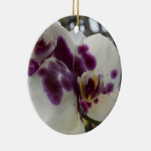 Orchid kerstversiering keramisch ornament (Rechts)