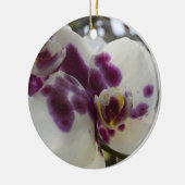 Orchid kerstversiering keramisch ornament (Links)