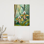 Orchid Kunst V42 Poster (Keuken)