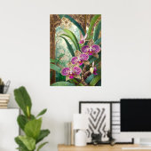 Orchid Kunst V53 Poster (Thuiskantoor)