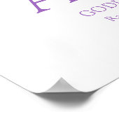 Orchid Letter A Aurora douanenaam Poster (Hoek)