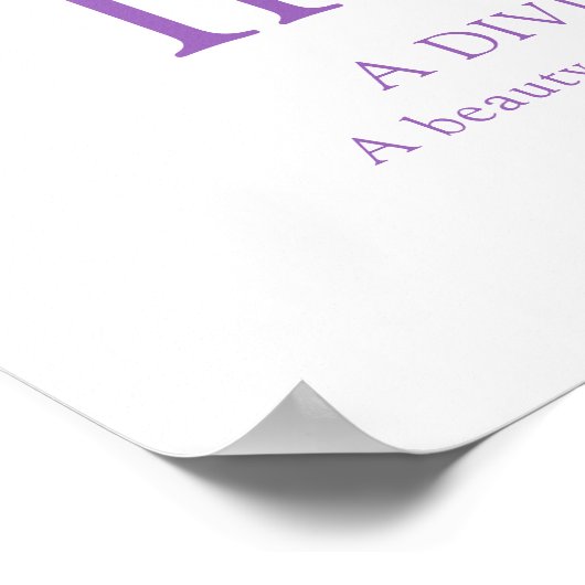 Orchid Letter I Indiana douanenaam Poster (Hoek)