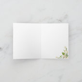 Orchid Lily Cross Pasen Feestdagen Kaart (Binnen)