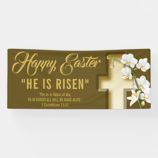 Orchid Lily Cross Pasen Spandoek (Horizontaal)