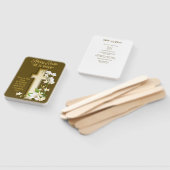 Orchid Lily Religious Handwaaier (Niet-gemonteerd)