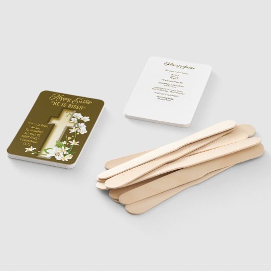 Orchid Lily Religious Handwaaier (Niet-gemonteerd)