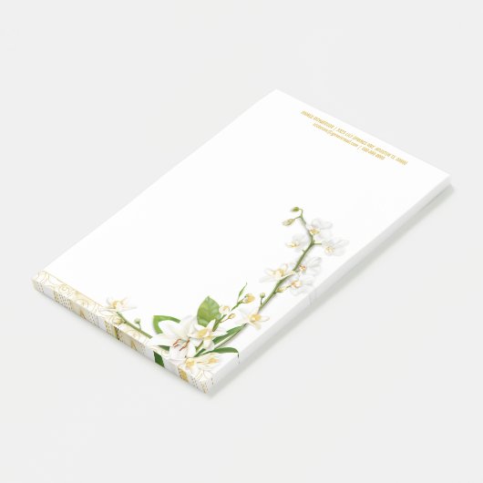 Orchid Lily Spring Post-it® Notes (Schuin)
