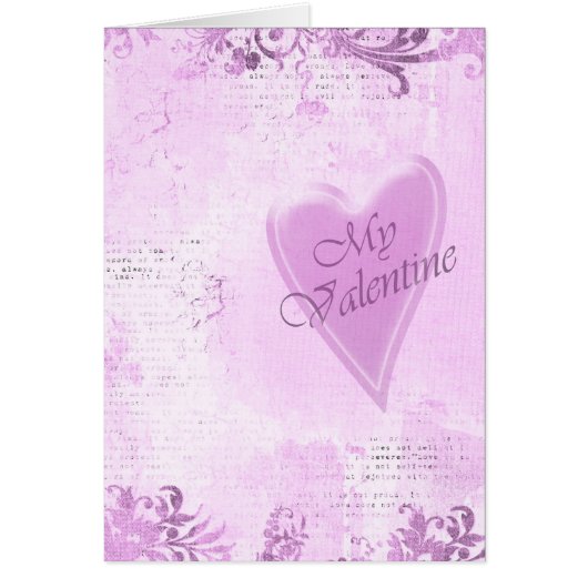 Orchid Love Letter SweeBaby Valentijn Card (Voorkant)
