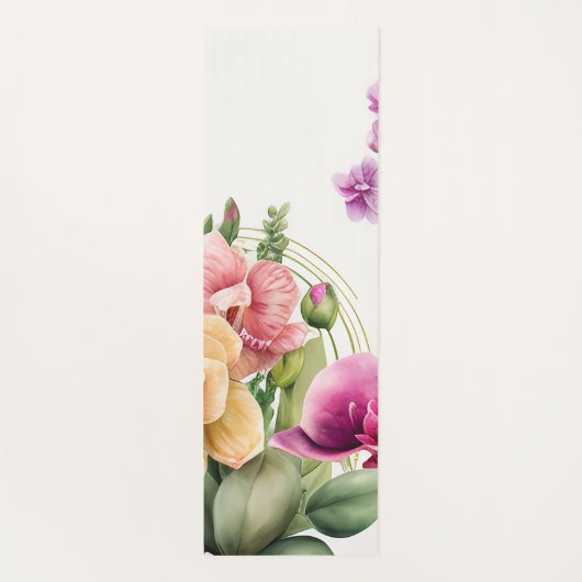 Orchid Love Towel Yogamat (Achterkant)