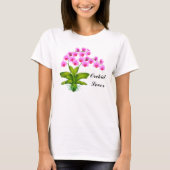 Orchid Lover Pink Phalaenopsis Shirt (Voorkant)