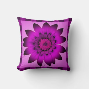 Orchid Magenta Flower Artwork - Pillow Kussen