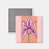 Orchid magnet (Voorkant / Achterkant)