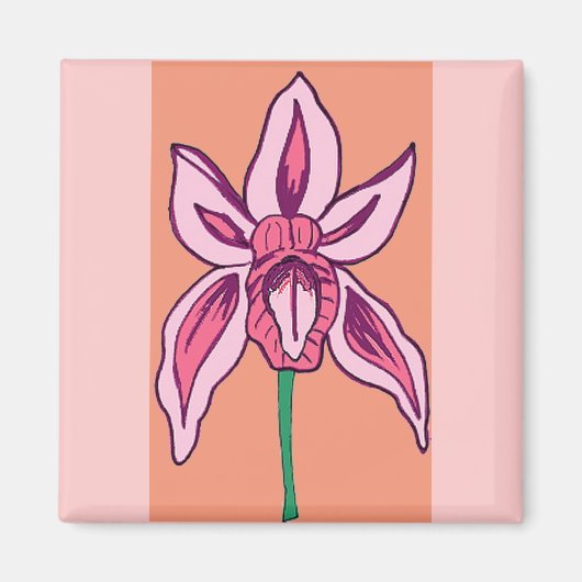 Orchid magnet (Voorkant)