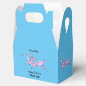 Orchid mantis cartoon illustratie bedankdoosjes (Geopend)