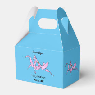 Orchid mantis cartoon illustratie bedankdoosjes