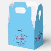 Orchid mantis cartoon illustratie bedankdoosjes (Geopend)