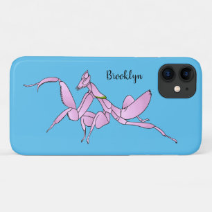 Orchid mantis cartoon illustratie Case-Mate iPhone case