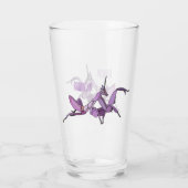 Orchid mantis cartoon illustratie glas (Achterkant)