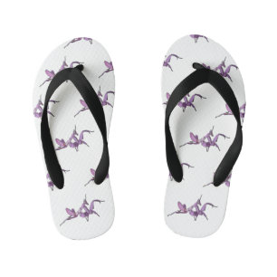 Orchid mantis cartoon illustratie kinder teenslippers