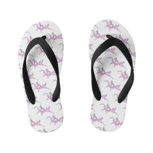 Orchid mantis cartoon illustratie kinder teenslippers