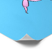 Orchid mantis cartoon illustratie poster (Hoek)