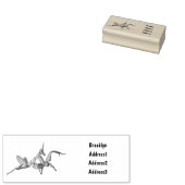 Orchid mantis cartoon illustratie rubberstempel (Gestempeld)