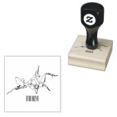 Orchid mantis cartoon illustratie rubberstempel (Gestempeld)