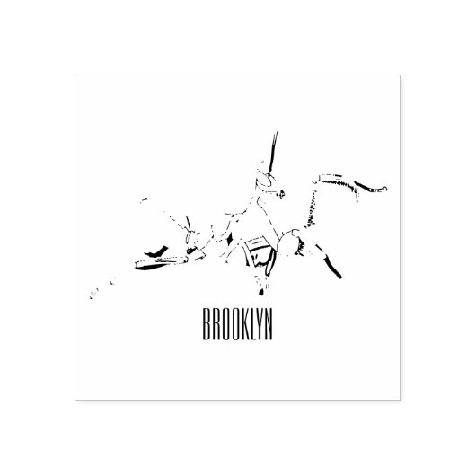 Orchid mantis cartoon illustratie rubberstempel (Afrduk)