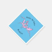 Orchid mantis cartoon illustratie servet (Hoek)