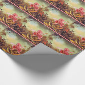 Orchid met twee Hummingvogels, mooi kunstschilderi Cadeaupapier (Hoek)