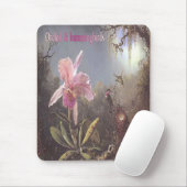Orchid-n-hummingbird mousepad muismat (Met muis)