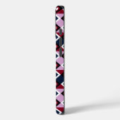 Orchid Navy Pset Kilt Square Diamonds Case-Mate iPhone Case (Achterkant / Links)