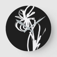 Orchid Noir: Abstract zwart en wit