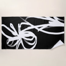 Orchid Noir: Abstract zwart en wit