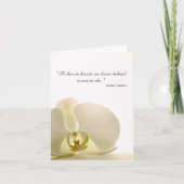 Orchid on White Sympathy Bedankt (Voorkant)