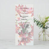 Orchid Oncostele Hilo Firecracker Nieuwjaarsprogra Programmakaart (Staand voorkant)