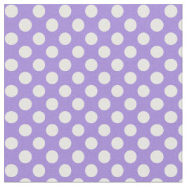 Orchid Paars met White Polka Dot Fabric Stof