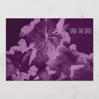 Orchid Paars Wedding Save the Date Invitations