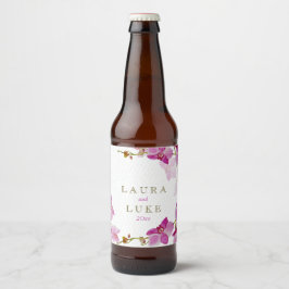Orchid Paradise, Floral Bier Etiket