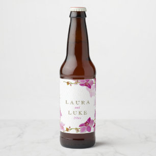 Orchid Paradise, Floral Bier Etiket