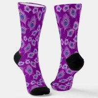 Orchid Peacock Feathers op Amethyst Paars